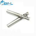 BFL HRC45 Твердосплавная 3-канавная фреза для алюминия 3F-D10 * 25 * d10 * 75